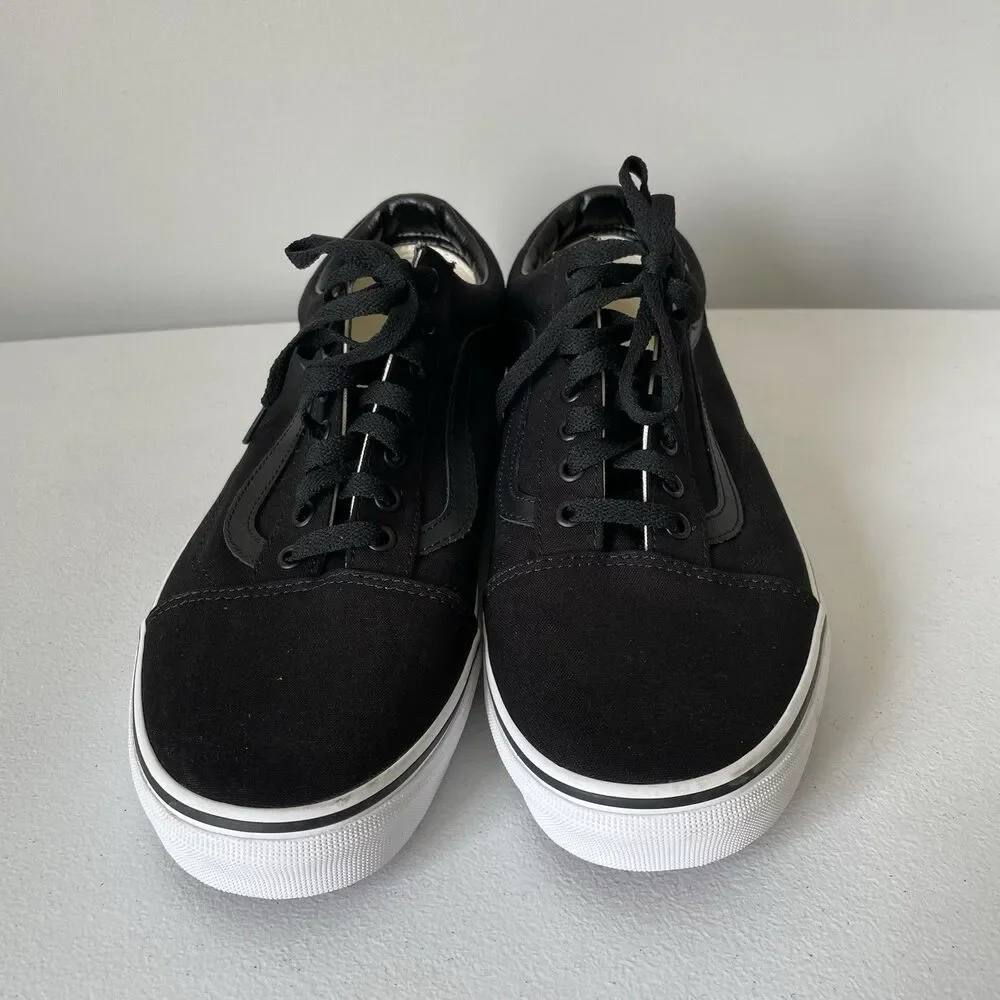 Vans Old Skool Retro Boom Boom Men's Sneakers Shoes White Black Size 11 Wide